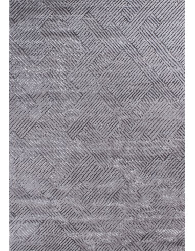 Tapis intérieur poils en relief gris - NAIROBI paiement sécurisé