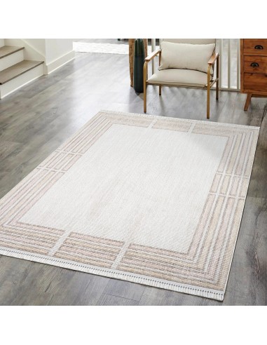 Tapis Laine bouclée Rose et Beige - ALEA suggérées chez