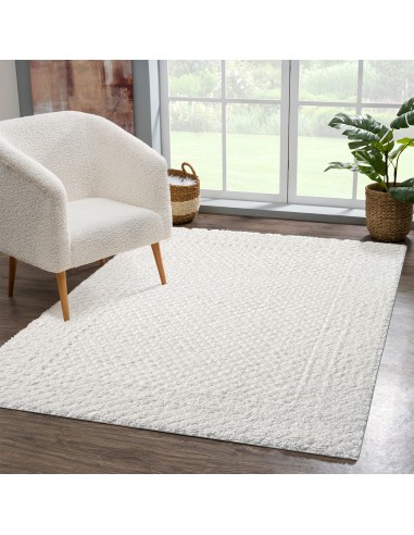 Tapis crème à motif discret - MADI de technologie