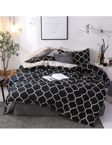 Housse de Couette Motif Noir et Blanc les muscles