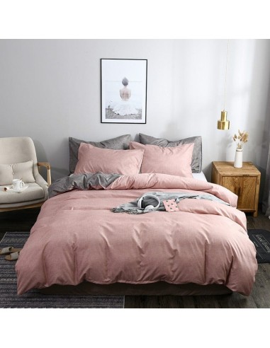 Housse de Couette Rose et Gris Jusqu'à 80% De Réduction